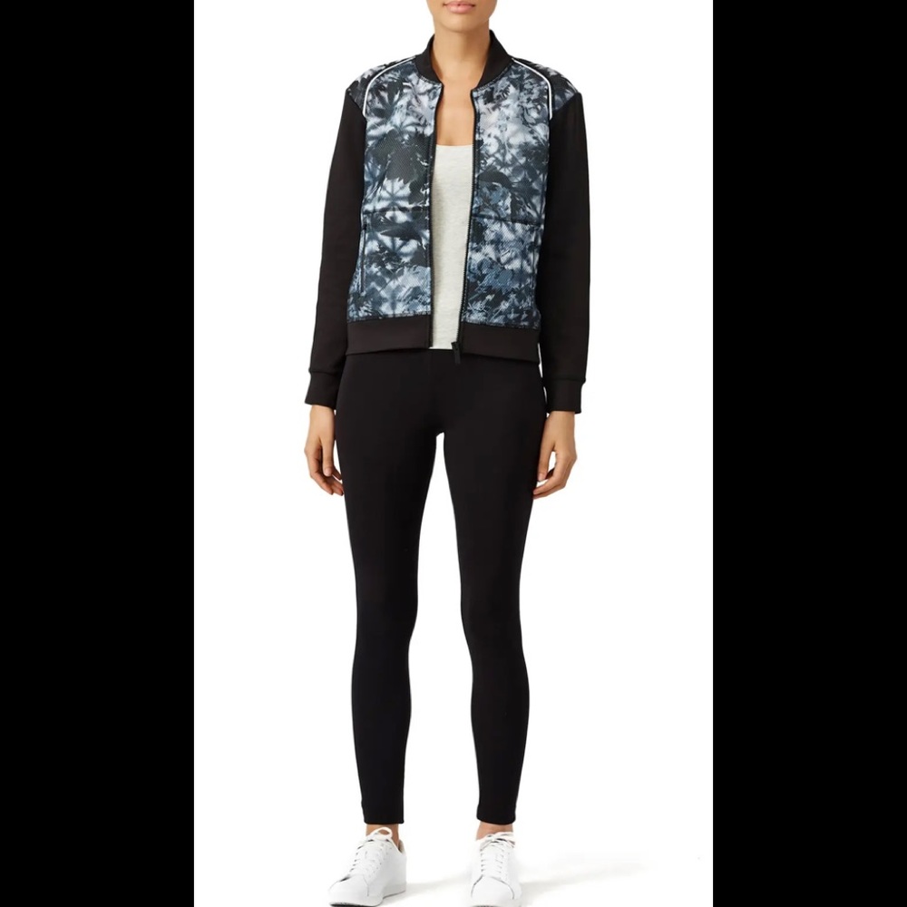Alala Palm Shadow Mesh Bomber Neoprene Jacket - image 2